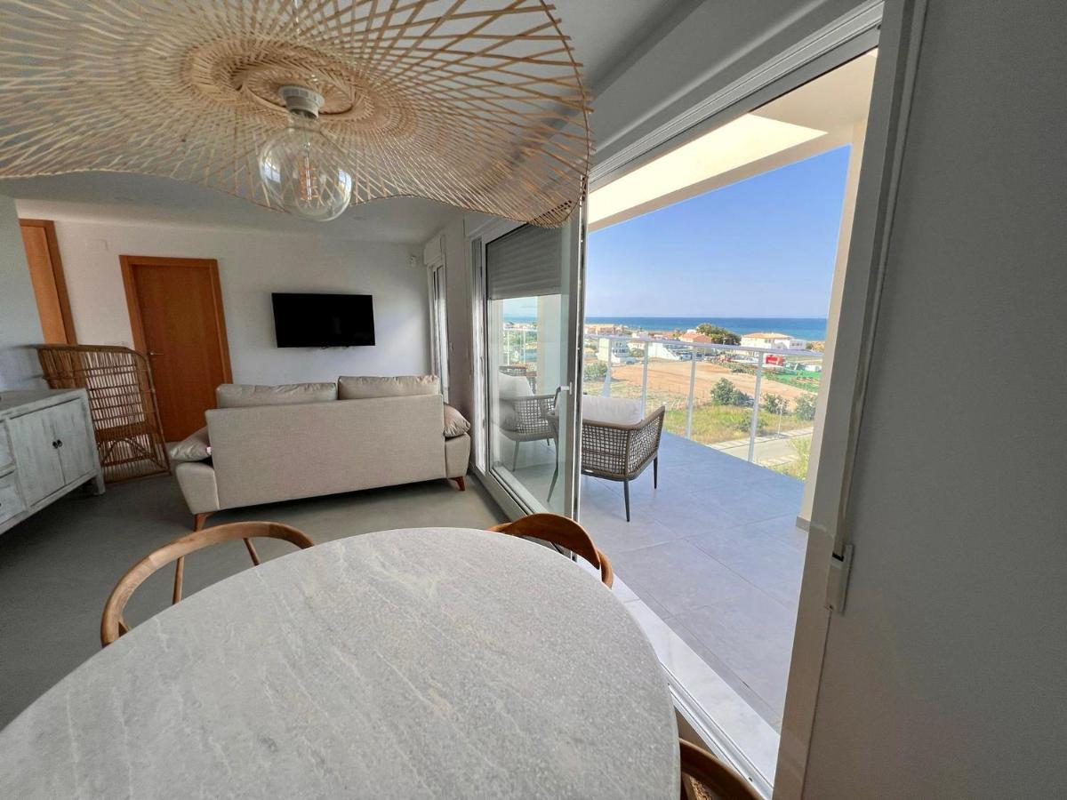 Beautiful Penthouse With Pool And Wonderful Beach View Oliva Exterior photo