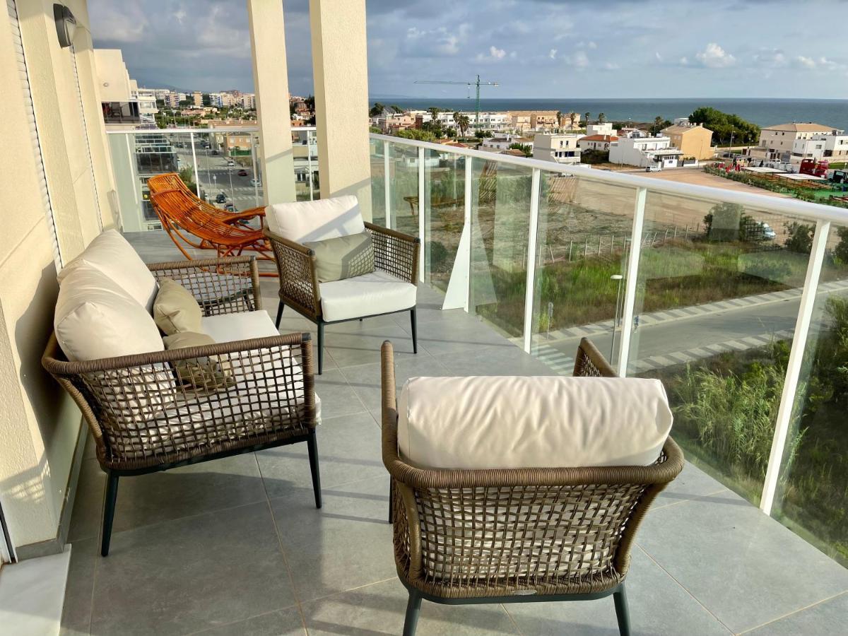 Beautiful Penthouse With Pool And Wonderful Beach View Oliva Exterior photo